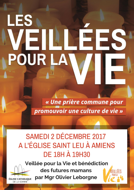 Invitation à la veillée pour la vie.